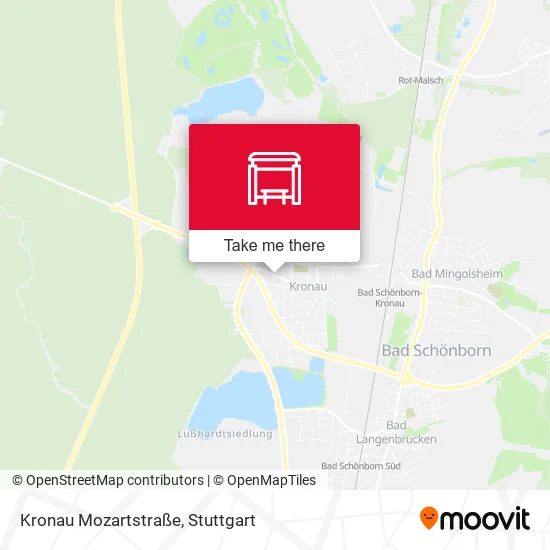 Карта Kronau Mozartstraße