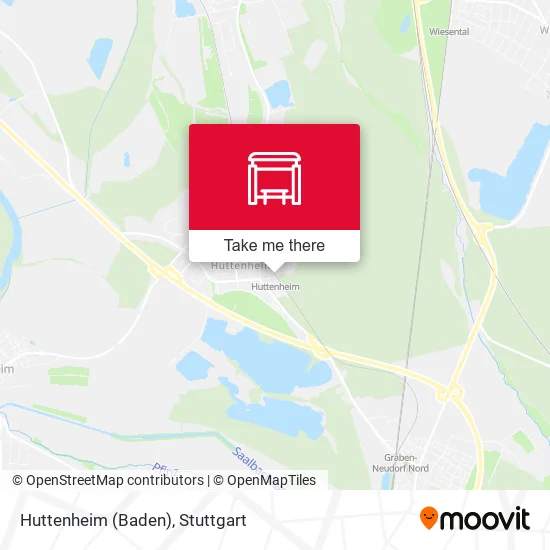 Карта Huttenheim (Baden)