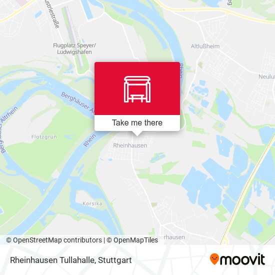 Rheinhausen Tullahalle map