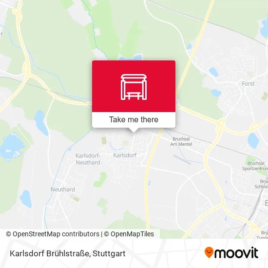 Карта Karlsdorf Brühlstraße
