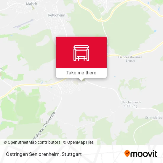 Östringen Seniorenheim map
