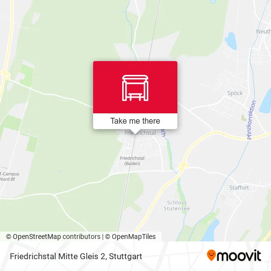 Карта Friedrichstal Mitte Gleis 2