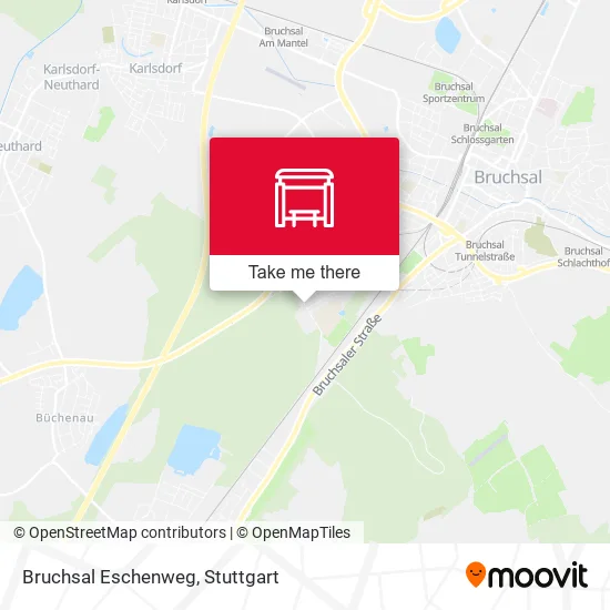Карта Bruchsal Eschenweg