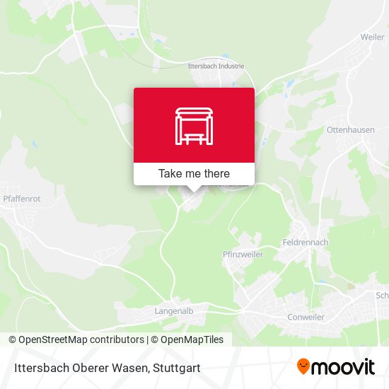 Карта Ittersbach Oberer Wasen