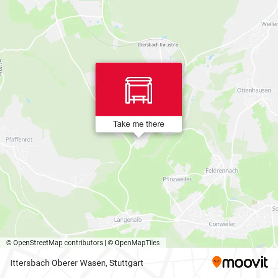 Карта Ittersbach Oberer Wasen