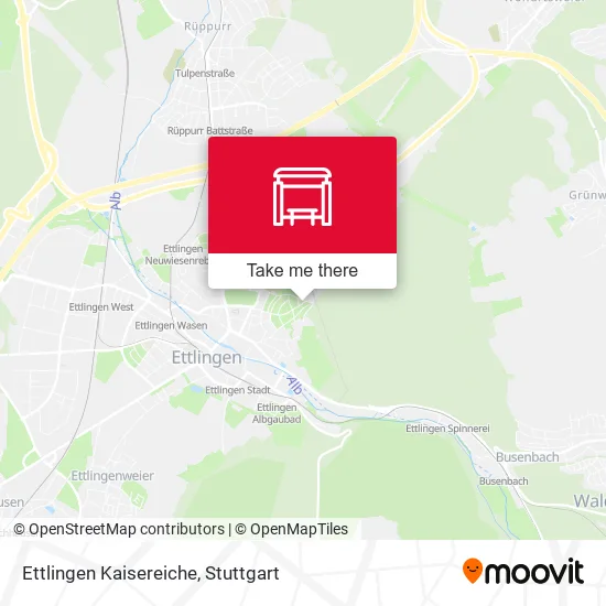 Карта Ettlingen Kaisereiche