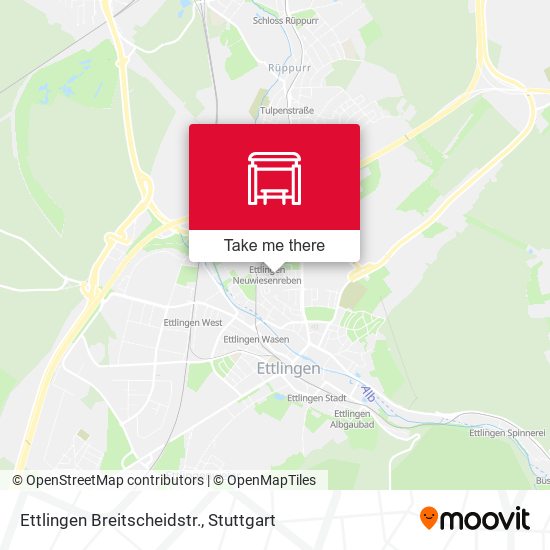 Ettlingen Breitscheidstr. map