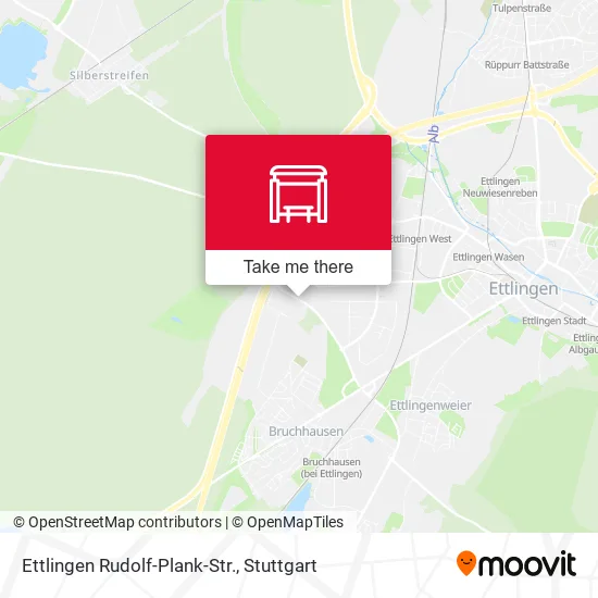 Ettlingen Rudolf-Plank-Str. map
