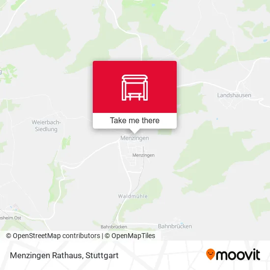 Карта Menzingen Rathaus