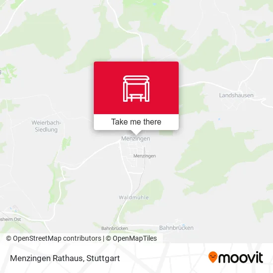 Карта Menzingen Rathaus