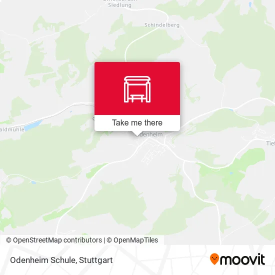 Карта Odenheim Schule