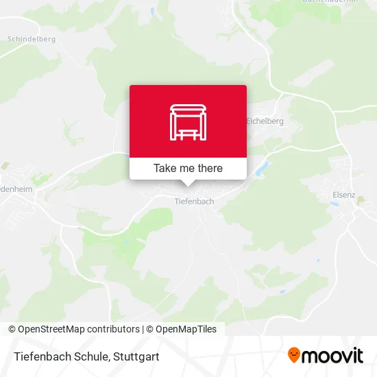 Карта Tiefenbach Schule