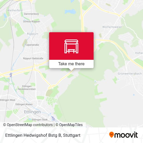 Ettlingen Hedwigshof Bstg B map