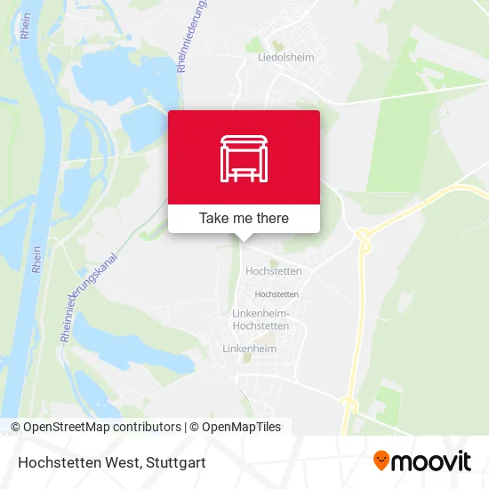 Карта Hochstetten West