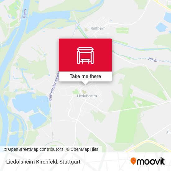 Карта Liedolsheim Kirchfeld