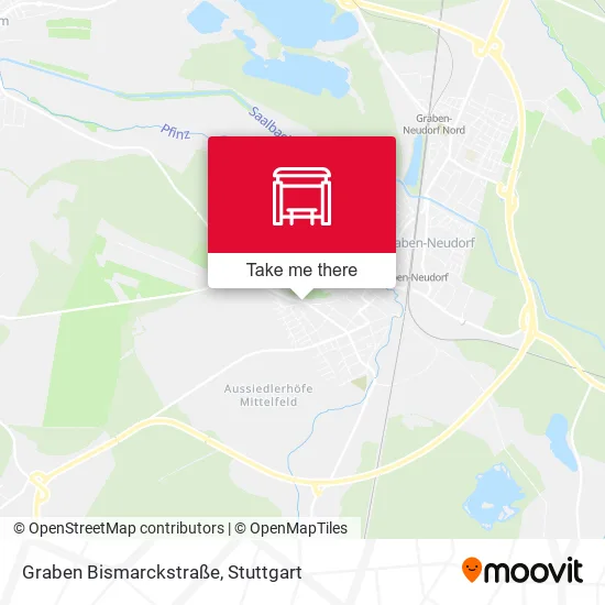 Карта Graben Bismarckstraße