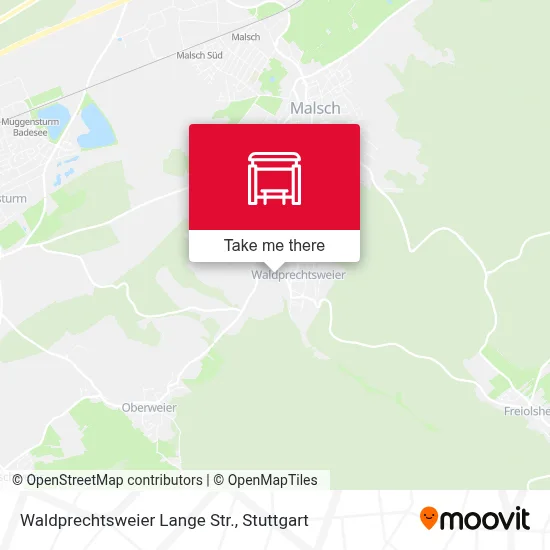 Waldprechtsweier Lange Str. map