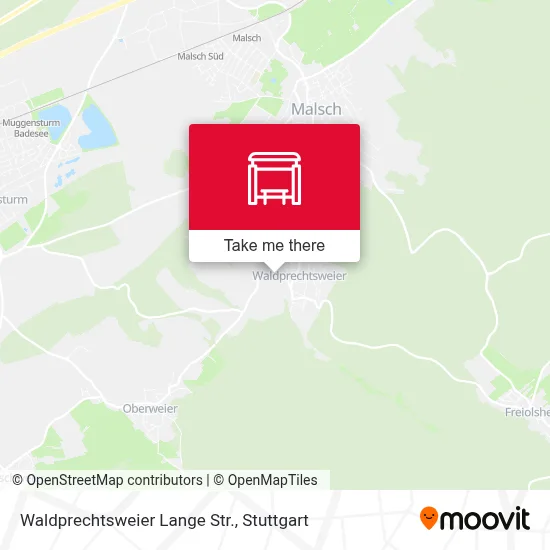 Waldprechtsweier Lange Str. map