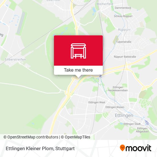 Ettlingen Kleiner Plom map