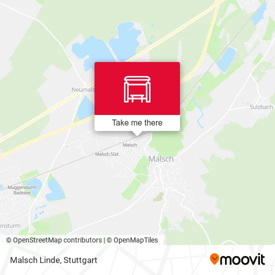 Malsch Linde map