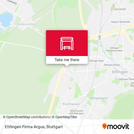 Ettlingen Firma Argus map