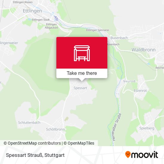 Spessart Strauß map
