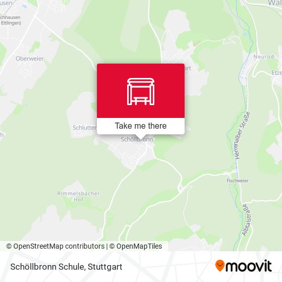 Schöllbronn Schule map