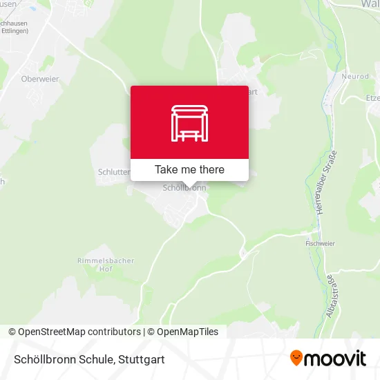 Карта Schöllbronn Schule