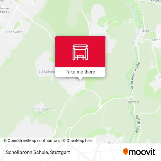 Карта Schöllbronn Schule