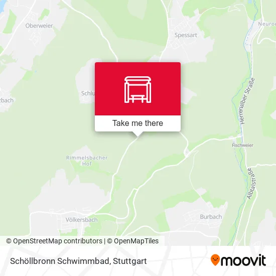 Карта Schöllbronn Schwimmbad