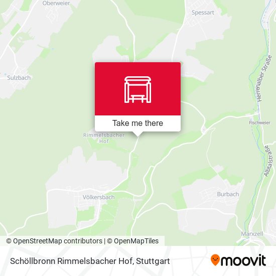 Schöllbronn Rimmelsbacher Hof map