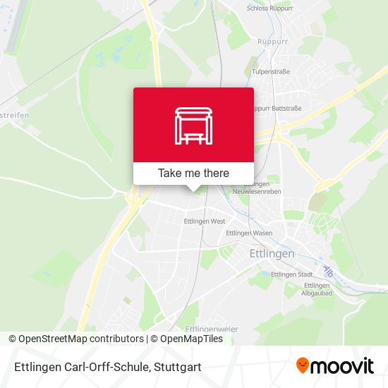 Ettlingen Carl-Orff-Schule map