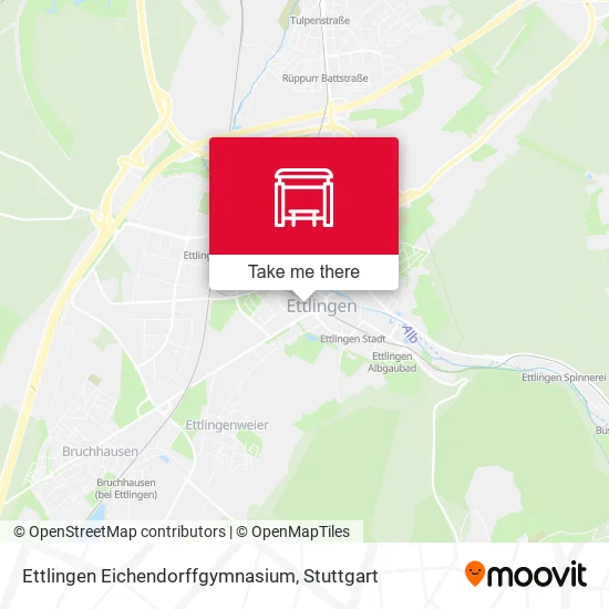 Карта Ettlingen Eichendorffgymnasium