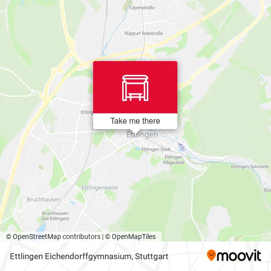 Карта Ettlingen Eichendorffgymnasium