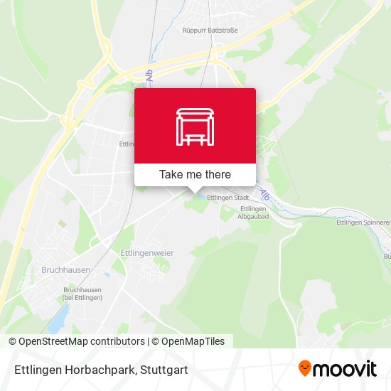 Карта Ettlingen Horbachpark