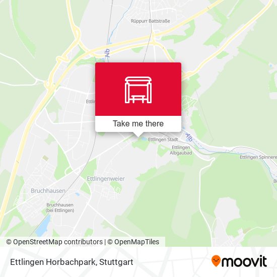 Карта Ettlingen Horbachpark