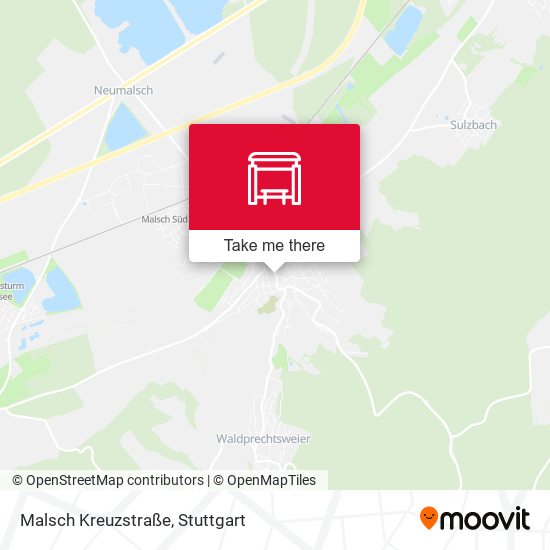 Malsch Kreuzstraße map