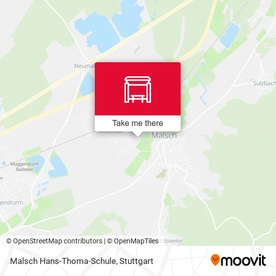 Карта Malsch Hans-Thoma-Schule