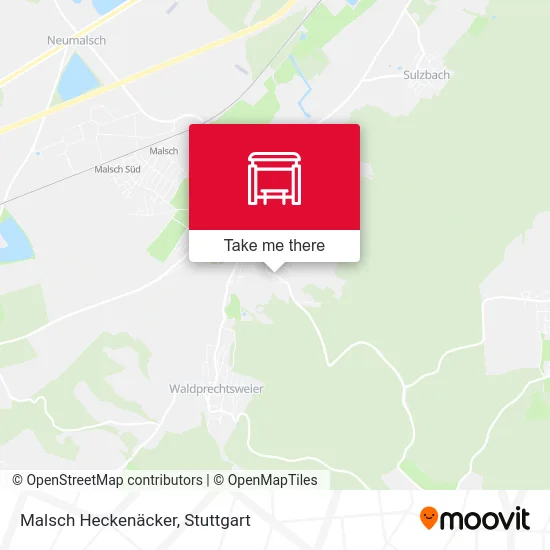Карта Malsch Heckenäcker