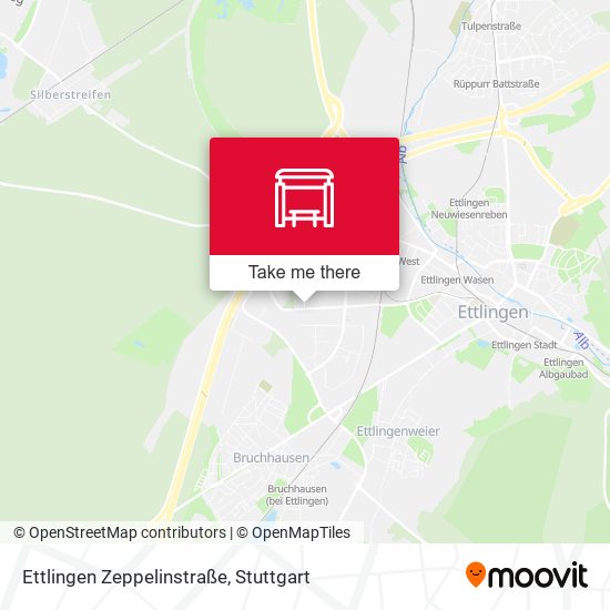 Ettlingen Zeppelinstraße map