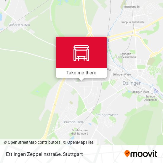 Ettlingen Zeppelinstraße map