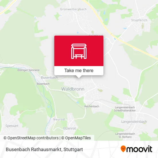 Карта Busenbach Rathausmarkt