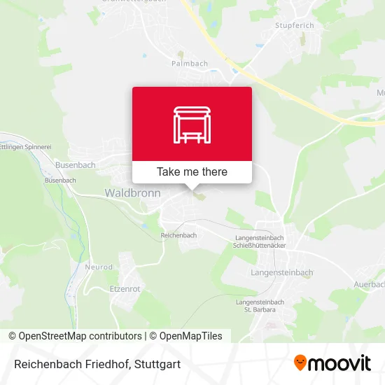 Reichenbach Friedhof map