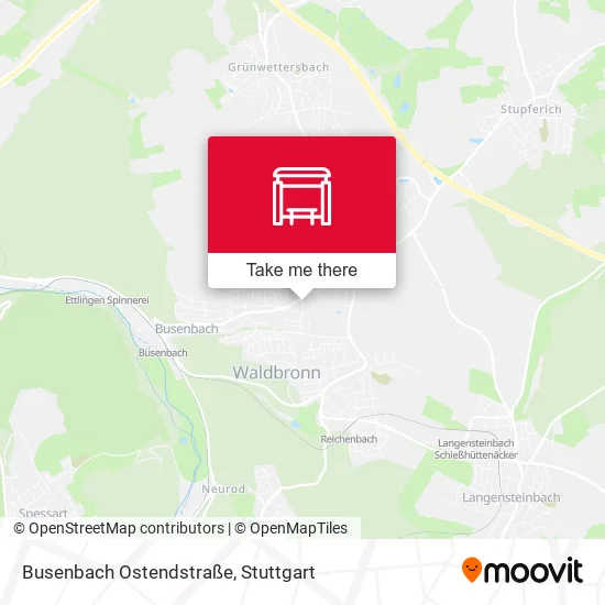 Карта Busenbach Ostendstraße
