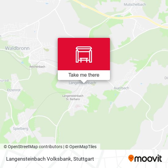 Langensteinbach Volksbank map