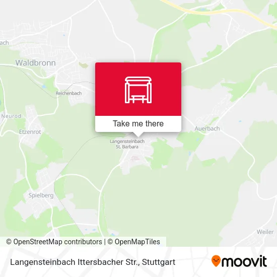 Карта Langensteinbach Ittersbacher Str.