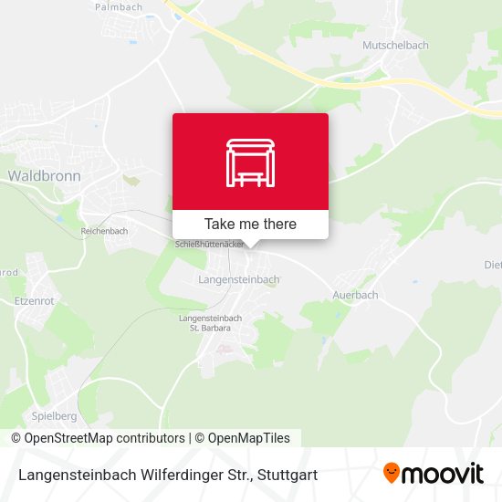 Карта Langensteinbach Wilferdinger Str.