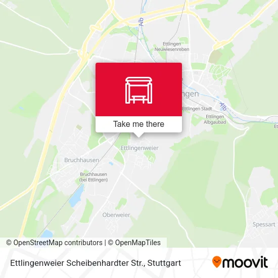 Карта Ettlingenweier Scheibenhardter Str.