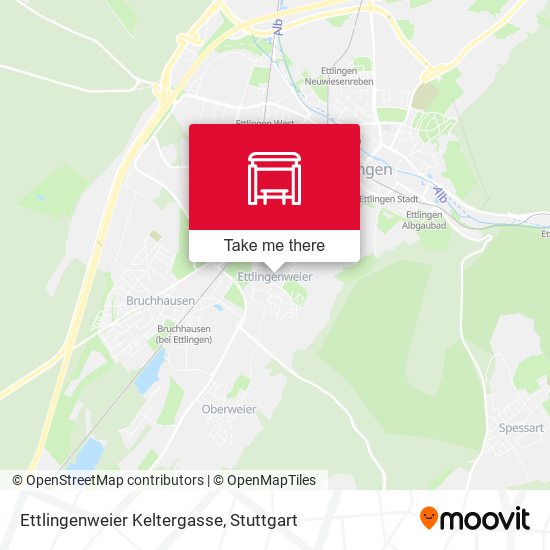 Ettlingenweier Keltergasse map
