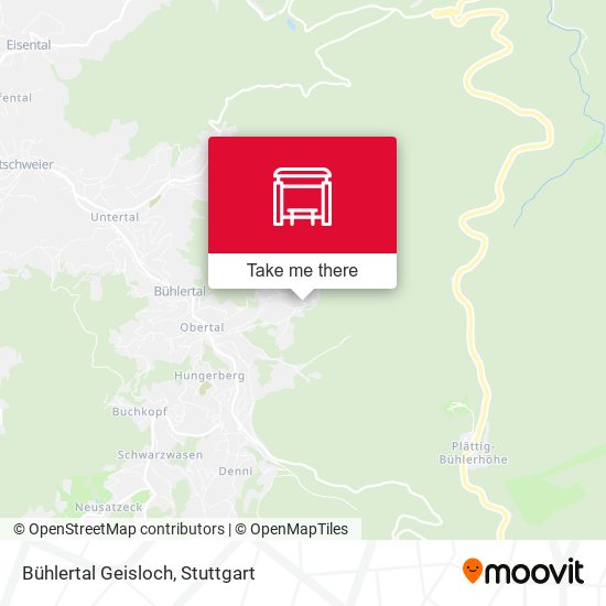 Bühlertal Geisloch map
